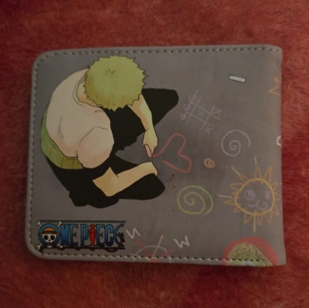 New One Piece Anime Manga Leather Wallet